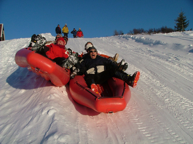 Rafting na snegu - Snežni adrenalin