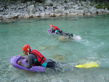 Standardni hydrospeed na Soči Standardni hydrospeed na Soči