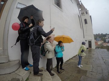 Urban Hunt Piran - team building program Urban Hunt Piran - team building program
