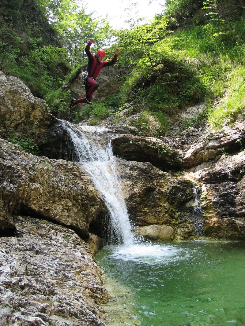 Canyoning - soteskanje, Grmečica, Bohinj