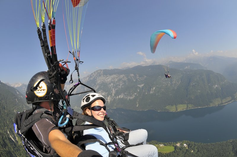 Tandemski polet s padalom Bohinj