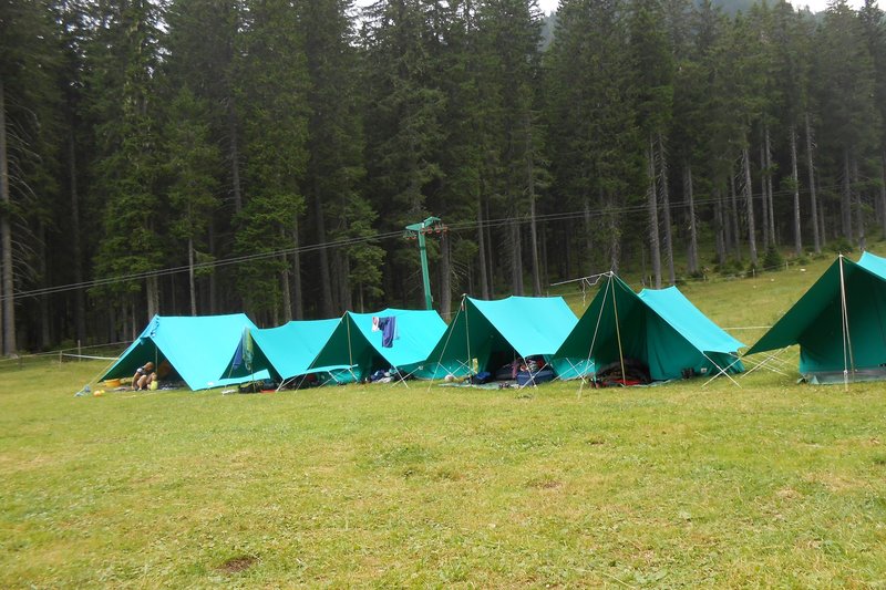 Preživetje v naravi Spanje v šotorih