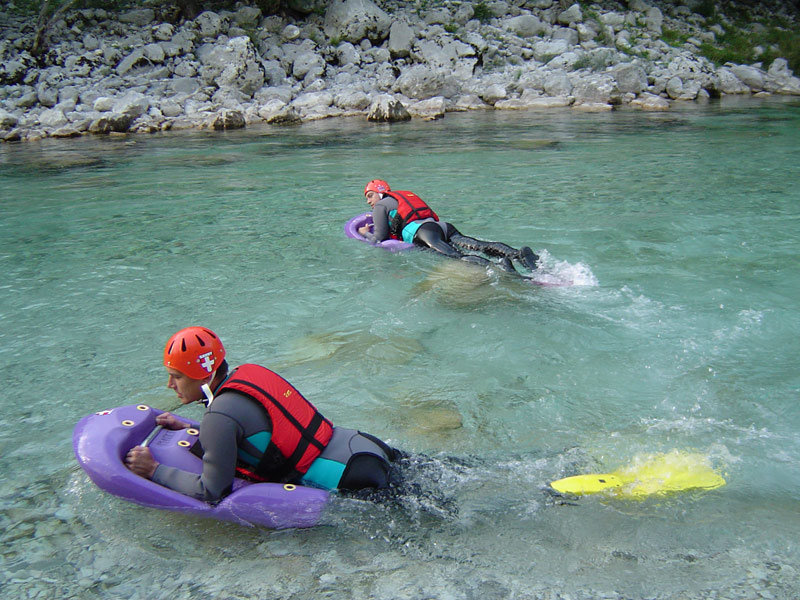 Standardni hydrospeed na Soči Standardni hydrospeed na Soči